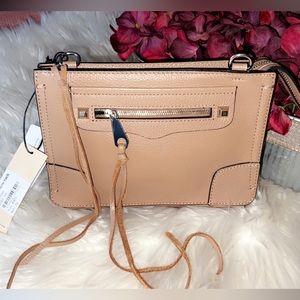 🆕REBCCA MINKOFF Desert Tan Leather Bag